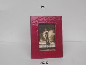 Cadre photo en aluminium moulé fait à la main de haute qualité cadre photo décoratif de bureau en émail peint - Product Image 6