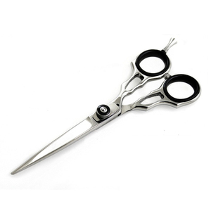 กรรไกรซอยผมสแตนเลสมือขวาเคลือบสีฟ้ามีด้ามจับเซรามิกใบมีดคมสำหรับร้านตัดผมร้านเสริมสวย - Product Image 2