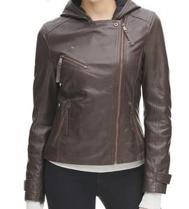 Lightweight Wholesale Suede <b>Leather</b> <b>Bomber</b> <b>Jacket</b> <b>Women</b> Soft Genuine <b>Leather</b> Outerwear Custom Made Logo Everyday Fashion - Product Image 4