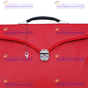 Estuche Masonic Regalia Red File con mango duro - Product Image 4