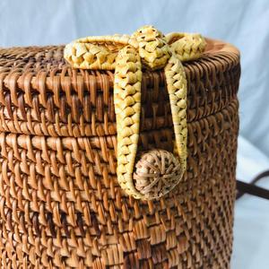 Sac à dos en rotin tissé tendance pour femmes en provenance du Vietnam - Product Image 6