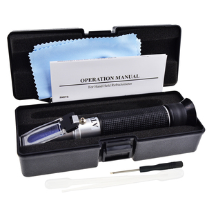 Réfractomètre à trois échelles OEM avec ATC pour Brix <span class=keywords><strong>0</strong></span>-<span class=keywords><strong>10</strong></span>%, salinité <span class=keywords><strong>0</strong></span>-100PPT et gravité spécifique 1.00-1.070 pour une utilisation en mer salée - Product Image 5