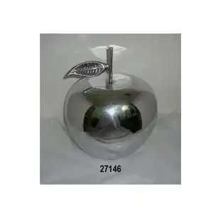 Apple — décoration de cuisine en aluminium poli miroir, pour la maison - Product Image 1