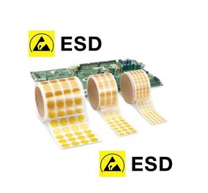Discos Puntos de Poliimida Kaptone diámetro 1/8" 2000 por rollo para recubrimiento para PCB electronica etc - Product Image 1