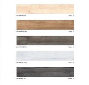 Carreaux de sol intérieurs en porcelaine rustique finition mate brique réfractaire antibactérienne 20x120cm et 8x48cm tailles 600x600mm - Product Image 1