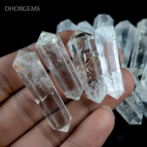 Crystal Quartz <b>Pencil</b> Gemstone Crystal Quartz Double Terminated Point Gemstone <b>Pencil</b> Point Quartz <b>Pencil</b> - Product Image 5