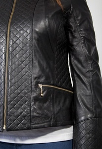 Chaqueta de cuero contemporánea para mujer, ropa de invierno para exteriores, abrigo de moda de estilo único, recién llegados, superventas, cremallera para mujer - Product Image 5