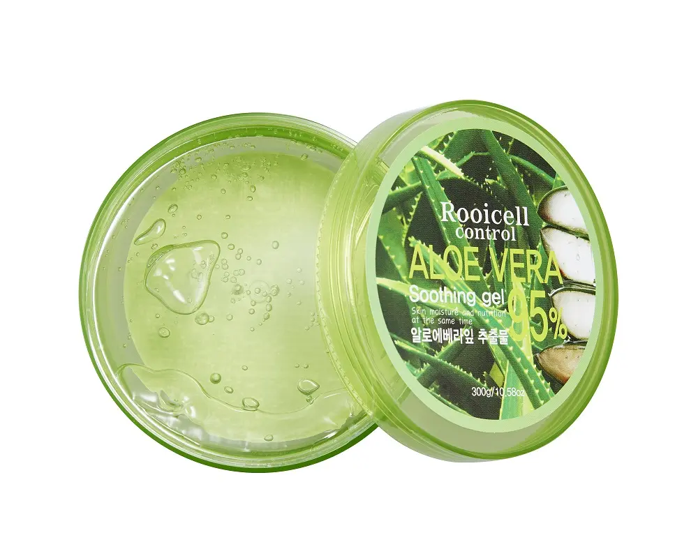 ISO22716 GMP Gel lenitivo all'aloe Vera organico coreano 95% per viso e capelli 300g