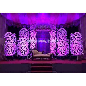 Panneaux pour mariage en Fiber, décorations de scène Paisley, 12 pièces, pour mariage, bricolage autonome, panneaux de sculpture, fabrication - Product Image 1