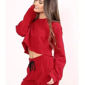 2022 New Jogger <b>Jumper</b> Gym Custom Workout Women Crop Top Oversize Hoodie Women Sweatshirt From Bangladesh - Product Image 5