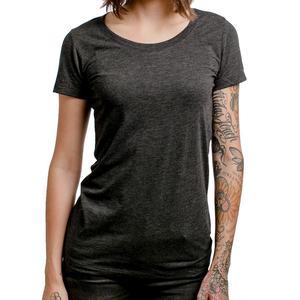 Camiseta de Verano Personalizada para Mujer, Tejida, con Logotipo, 100% Algodón, Secado Rápido, Moda Urbana, Manga Corta, Color Sólido - Product Image 2