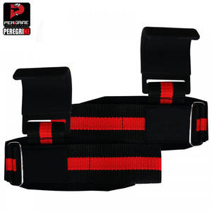 High Quality Best Weight Lifting Rod Hooks Heavy Duty <b>Wrist</b> Wraps <b>Power</b> Weight Lifting Training Gym Grips Straps - Product Image 2