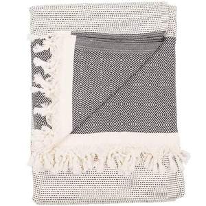 Serviette de bain écologique 100% coton, serviette de plage, diamant monogramme coloré, 100x180cm, vente en gros - Product Image 2