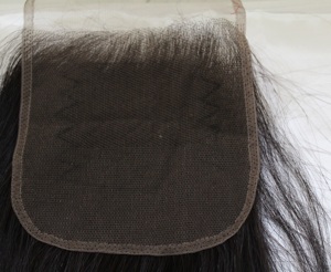 Cheveux raides de bébé brut avec fermeture en dentelle HD 5x5 de meilleure qualité - Product Image 5