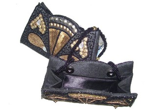 กระเป๋าคลัทช์ลูกปัดทำด้วยมือสุดหรูขนาดเล็กกระเป๋าโลหะขนาดเล็กสำหรับงานเลี้ยงตอนเย็นและเจ้าสาวพร้อมสายสะพายสำหรับงานแต่งงาน - Product Image 3