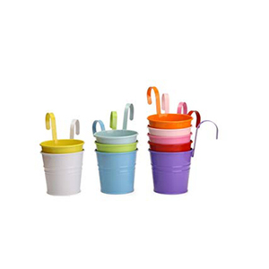 Gancho de pared de maceta de flores de Metal multicolor galvanizado de Metal - Product Image 1