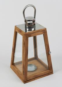 Hermosa linterna de madera para el hogar, oficina, decoración de boda, candelabros de Metal, linternas, tarros de velas - Product Image 4