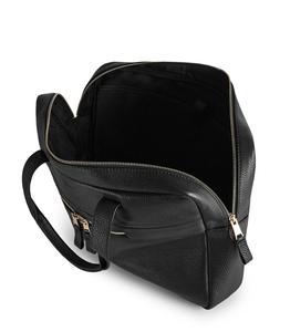 ADORA Small Black Genuine <b>Leather</b> <b>Laptop</b> <b>Bag</b> with Handle Customizable Design & Logo - Product Image 5