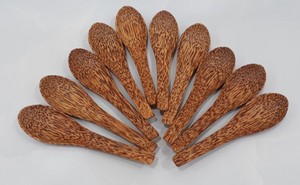 <b>WOODEN</b> CUTLERY <b>SET</b>/ COCONUT <b>SPOON</b>/ VIETNAM COCONUT SHELL <b>SPOON</b> (Ms.SAndy 84587176063WS) - Product Image 4