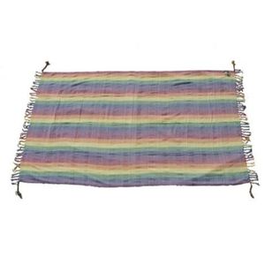 Sarong en coton rayé, paréo unisexe pour adultes, vêtements traditionnels des îles d'Asie et du Pacifique, toutes saisons - Product Image 1