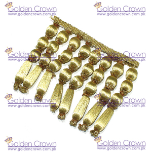 Frange philippine Borlas con Bolitas or lingot français or frange - Product Image 2