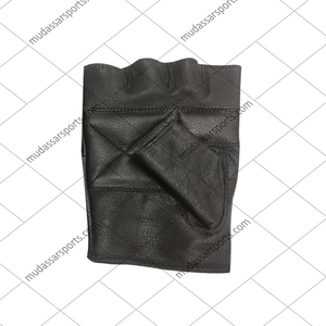 ถุงมือนักขี่จักรยานแบบไม่มีนิ้วถุงมือหนังสีดำพร้อมกระดุมสำหรับผู้ชายผู้หญิงและเด็กกีฬาปรับแต่งข้อมือได้ - Product Image 3