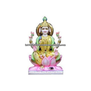 Beautiful Laxmi ji Murti in Marble - Product Image 1