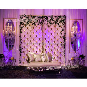 Murs de bougie éminents pour scène de mariage scène de mariage bougie décoration murale moderne conçu bougeoirs en métal de mariage - Product Image 4