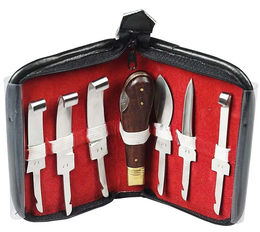 Precision Hoof Knife Set Stainless Steel Tack in the Box Veterinary Instrument Farrier Hoof Knife Set Available in Left, Right