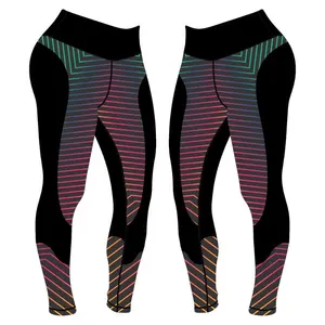 Aangepaste Workout Leggings Fitness Yoga Wear Leggings Hoge Taille Compressie Leggings Hardwork Squat Proof Vrouwen Broek 15