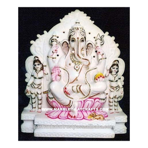 หินอ่อนศิลปะพระพิฆเนศไอดอล - Product Image 1