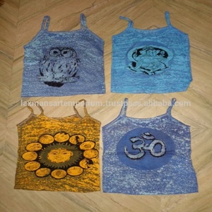 Débardeurs T-shirts Dieux T-shirts imprimés Hindou Mantra T-shirts imprimés Bohème T-shirts imprimés Dieux indiens T-shirts imprimés - Product Image 3