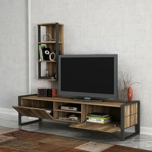 Mueble para TV de Diseño Industrial Vintage en Madera y Metal - Product Image 2