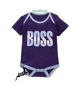 Romper para Bebé Tirupur OEM, 100% Algodón Orgánico, Tejido, Personalizado con Estampado, Cierre de Botones a Presión, Unisex - Product Image 6