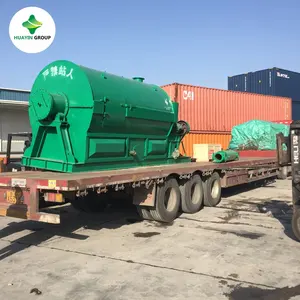 Huayin-Planta de pirólisis de craqueo térmico, residuos de plástico para aceite sin emisión