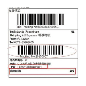 Papel adhesivo personalizado <span class=keywords><strong>barato</strong></span> envio privado de DYMO impresora de etiquetas de código de barras pegatinas envio 85x11 <span class=keywords><strong>comer</strong></span> - Product Image 1