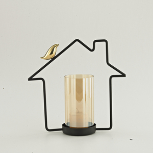 Bougeoir en verre pour décoration de la maison, pour mariage/fêtes - Product Image 1