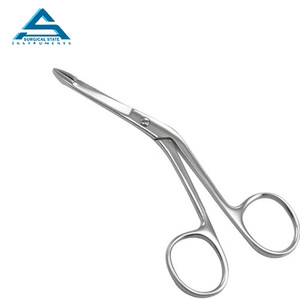 Pince à sourcils personnalisée en acier inoxydable Ciseaux de polissage à pointe inclinée Ciseaux à pointe fine - Product Image 4