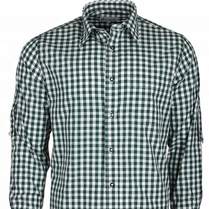 ชายดั้งเดิม Trachten เสื้อบาวาเรีย Oktoberfest-Trachten Herren Hemden - Product Image 1