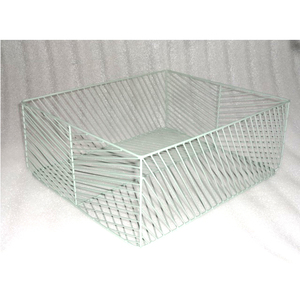 Cesta cuadrada de hierro para almacenamiento de fruta - Product Image 1