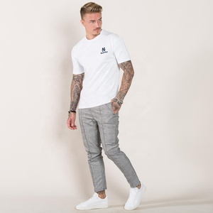 T-Shirt homme blanc uni, bonne qualité, simple, estival, multifonctions - Product Image 2