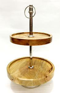 Support à gâteaux de mariage en bois, présentoir à pâtisserie - Product Image 3