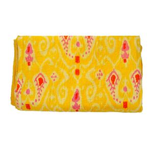 Hot Selling Indian Handmade Yellow Kantha Ikat Printed Cotton <b>Quilt</b> Elegant Soft <b>Bedspread</b> for Bedroom Living Room Wholesale - Product Image 2
