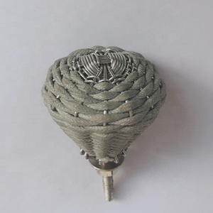 Bouton de tiroir de meubles en jute pur fait à la main boutons de commode en rotin auto-adhésif boutons de tiroir en bois par Lametierartz - Product Image 6