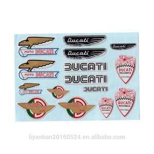 <span class=keywords><strong>Autocollant</strong></span> décoratif personnalisé pour carrosserie de <span class=keywords><strong>moto</strong></span>, découpe sur mesure, logo de marque - Product Image 2