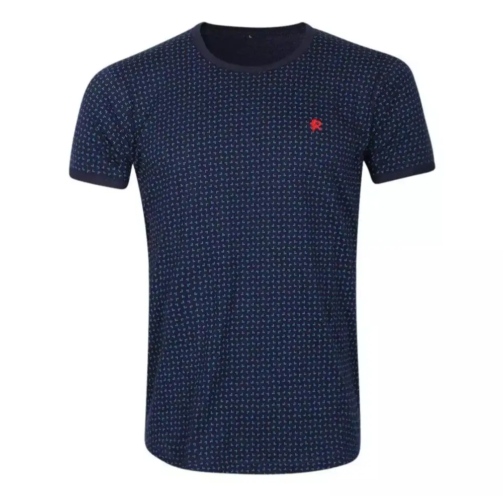 custom 100% Cotton Men's T Shirt Short Sleeve AOP print Casual tshirt online collection from Bangladesh