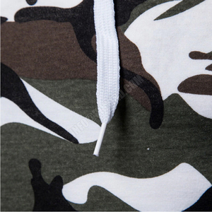 เสื้อฮู้ดลายพรางแฟชั่นสำหรับผู้ชาย,เสื้อมีฮู้ดลายพรางแขนยาวสีดำล้วนมีฮู้ดแบบสวมหัวจาก Viky Industries - Product Image 4