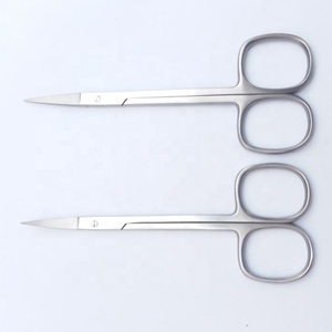 Instruments chirurgicaux ciseaux à Iris pointe droite acier inoxydable 12cm ciseaux de chirurgie dentaire - Product Image 4