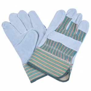 Darlingwell-guantes de trabajo de cuero partido personalizados, para uso en invierno, guantes de soldadura de cuero, EN388, pakistaní - Product Image 2