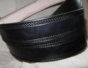 Handmade Happiness Rope Edged Design Leather <b>Work</b> <b>Belt</b> - Product Image 1